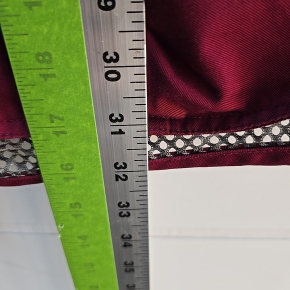 Browning Shooting Vest Mens L Maroon Red Black Right Shoulder Used - Picture 6 of 7